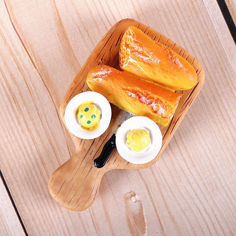 Bionische voedsel koelkast magnetische pasta melk pan ei brood tomaat koelkast plakken bericht stok magneet knop home decoratie