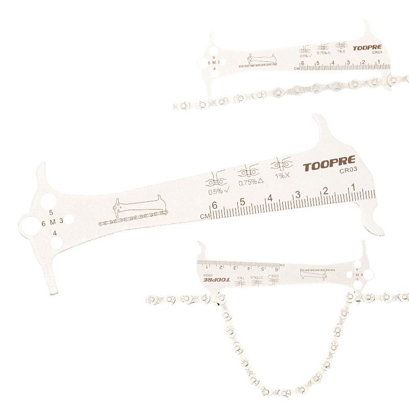 Chain Measuring Ruler Three-in-one Chain Measurer Mountain Road Bike Gauge Tool Wear Amount Chain Ruler Caliper