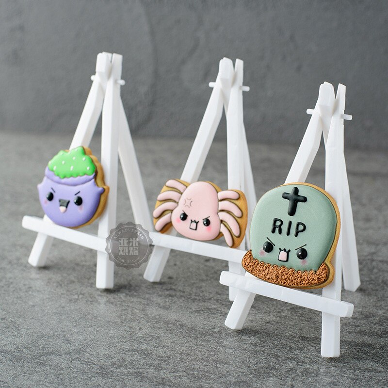 1pcs Cookie Stand Foldable Wooden Dessert Stand Cookie Display Stand Biscuit Holder Party Supplies Cake Tools