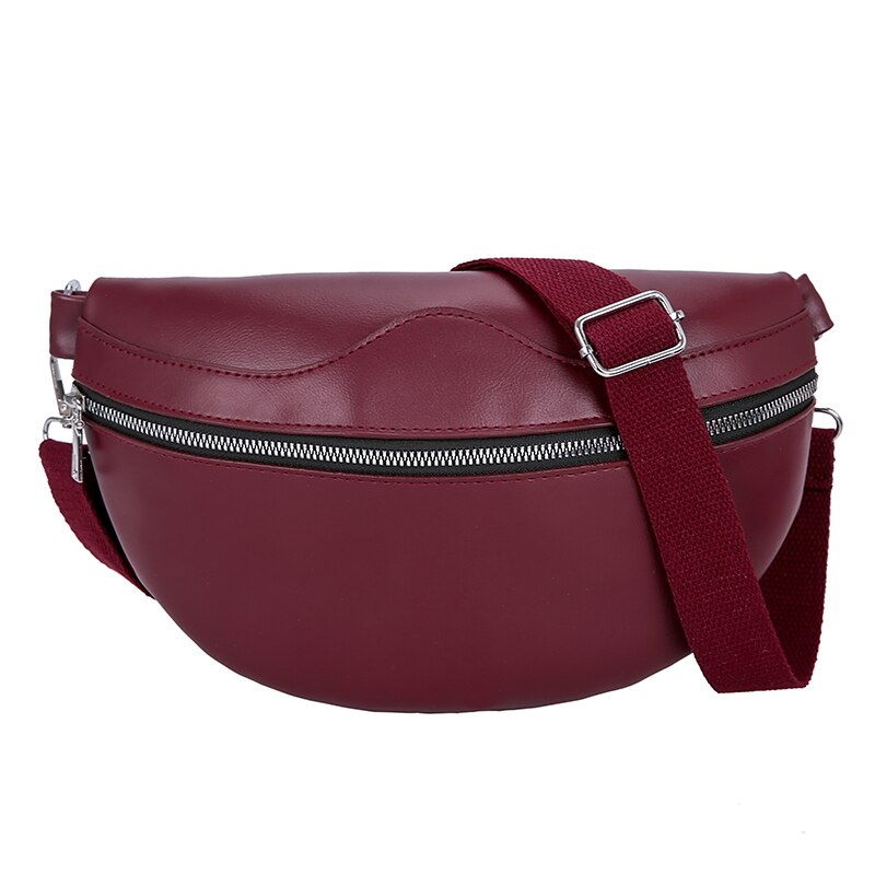 Nieuwste heuptas dames riem merk borst handtas unisex kleine tassen dames heuptas buiktassen portemonnee: Rood