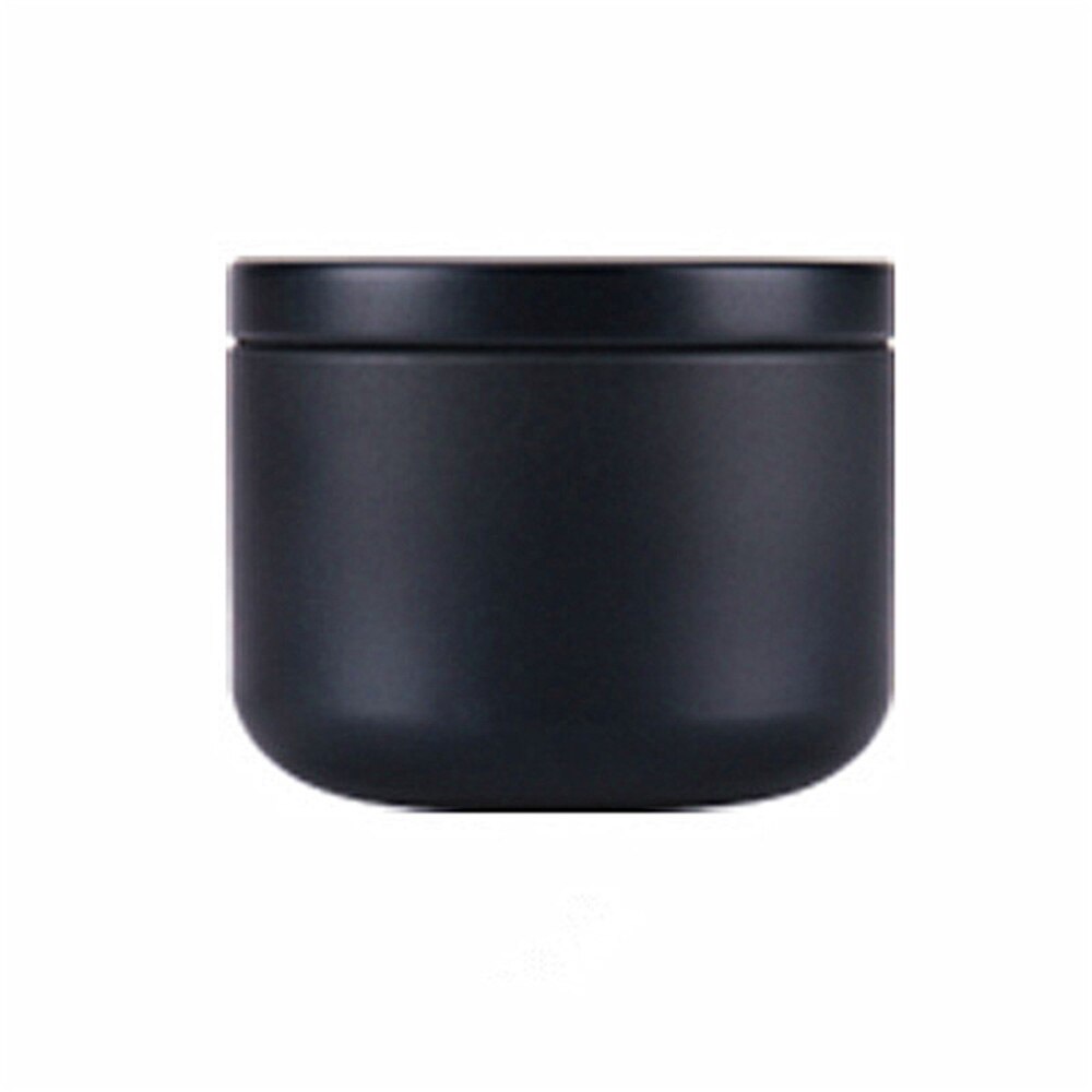Mini Thee Kan Opslag Boxex Reizen Draagbare Bloem Verzegelde Blikken Metalen Thee Koffie Container Kleine Jar Tin Organizer: black