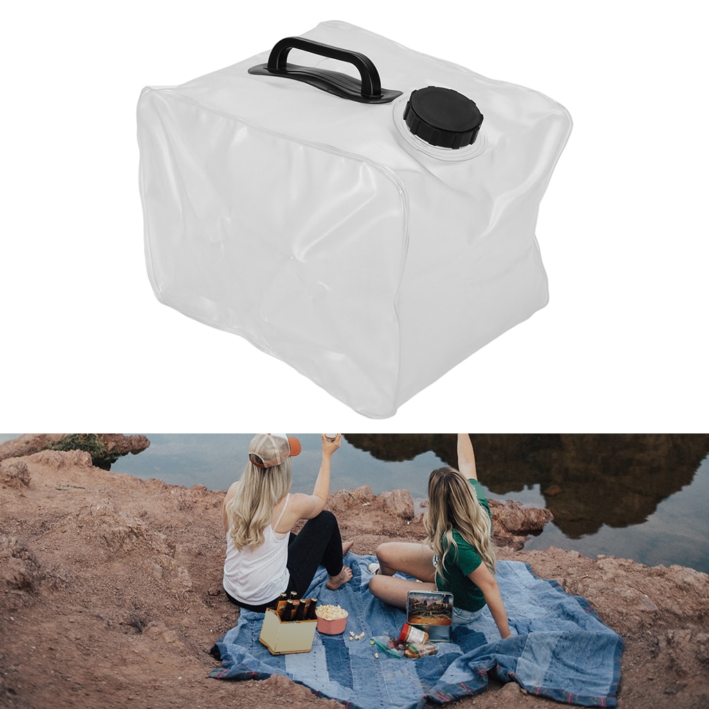Collapsible Water Container Food Grade Water Storage Carrier Jug Outdoor Emergency Camping Hiking Water Container