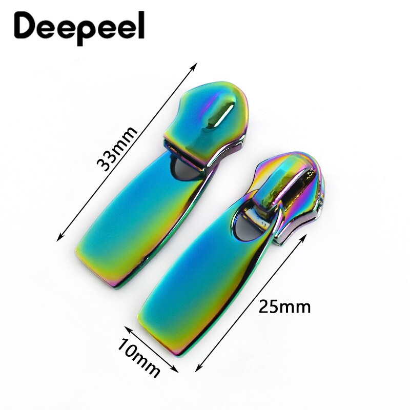 10pcs 5# Zipper Silder for Nylon Zip for Jacket Pocket Zippers Head Puller DIY Zips Repair Replacement Sewing Accessories ZT026