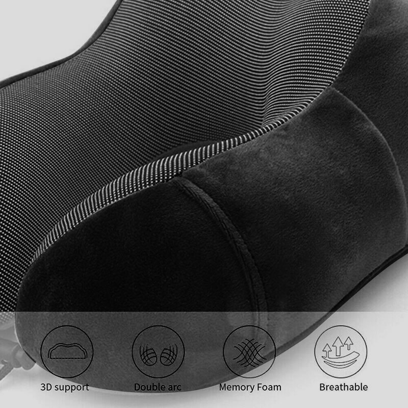 Travel Neck Pillow Memory Foam U-shaped Neck Support Headrest Travel Pillows MSU88