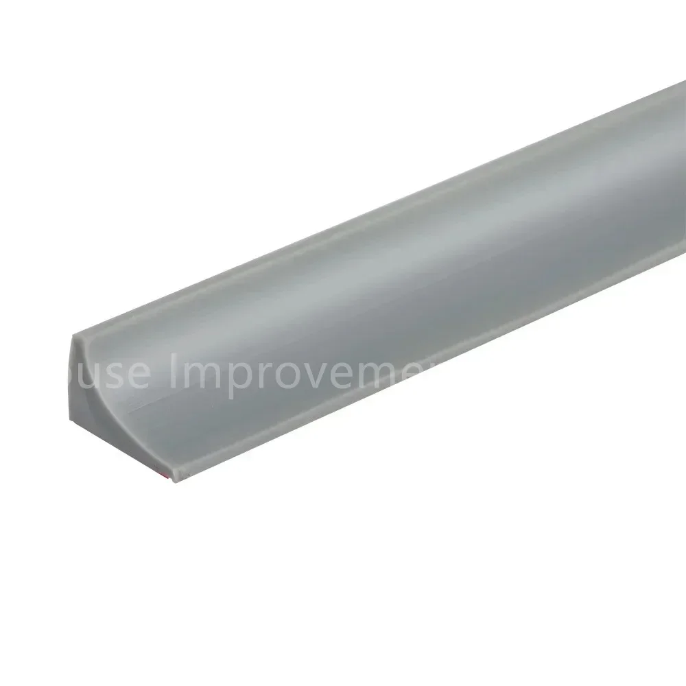 Tapón de agua de silicona autoadhesivo para baño, tira de retención de agua, puerta de baño plegable, lavadora, barrera de presa de ducha: Rojo / 86mm