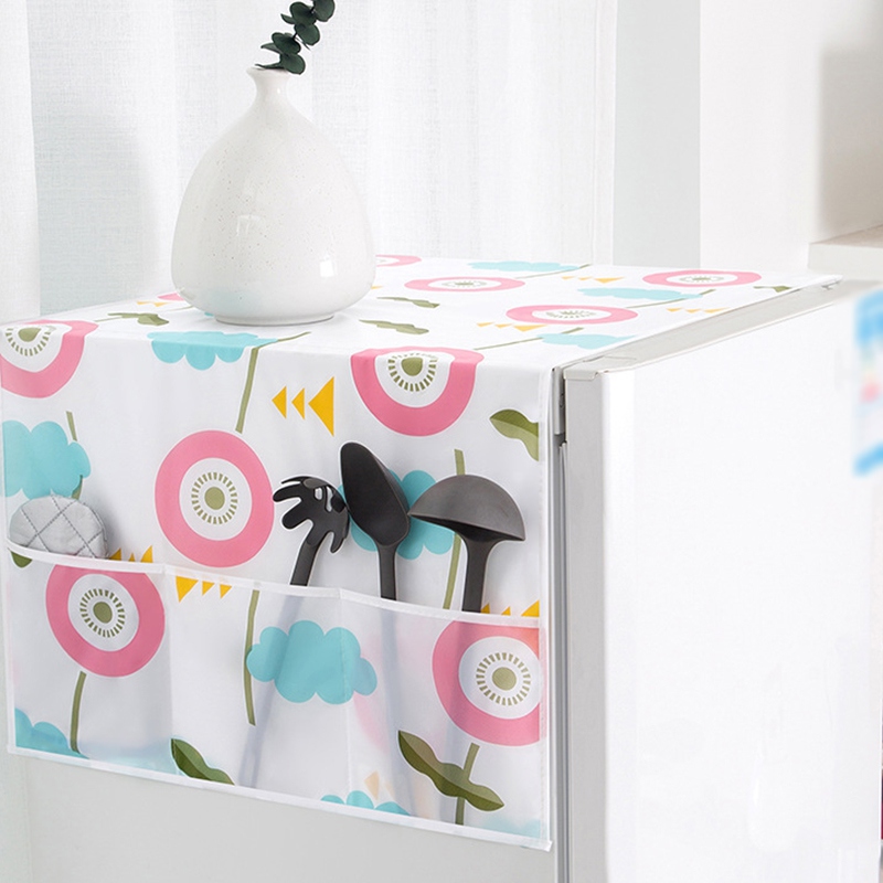 Nappe colorée polyvalente anti-poussière,tissu multi-usage pour le frigo, la machine à laver ou le stockage à domicile