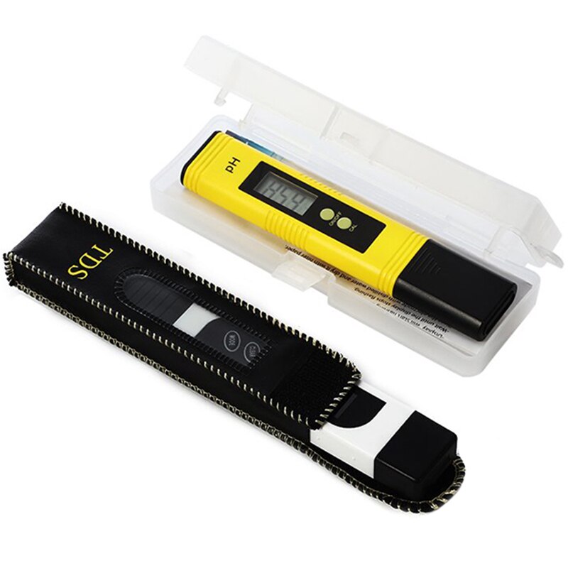 Medidor Digital TDS y medidor de PH, Probador de del Agua con botón de calibración automática, TDS PH EC temperatura 4 en 1 Conjunto, perfecto para Ho