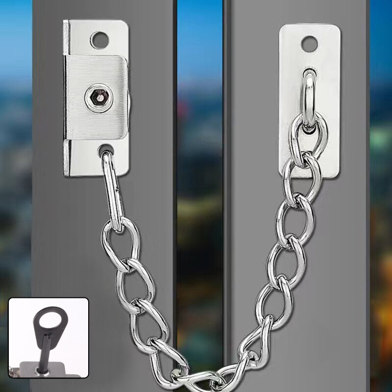 Stainless Steel Window Guard Window Door Restrictor Child Safety Security Lock