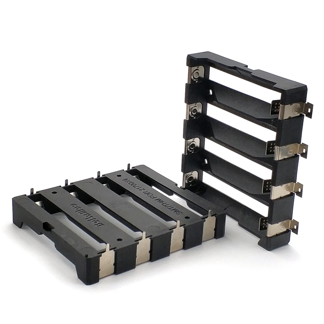 4 x 21700 Battery Holder SMT SMD THM Battery Box 21700 Storage Box 4S 21700 Battery Case