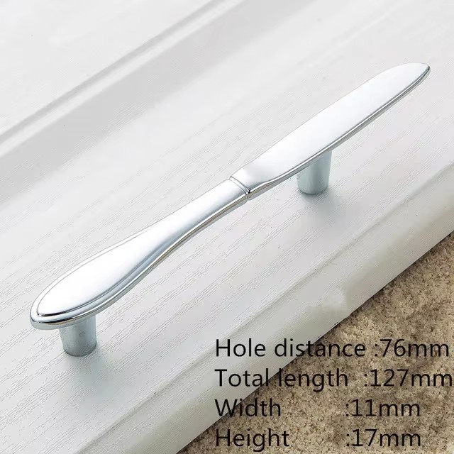 Spoon/Fork/Knife Cabinet Pulls Handles Cupboard Wardrobe Kitchen Cabinet Handles Furniture Hardware: Blue