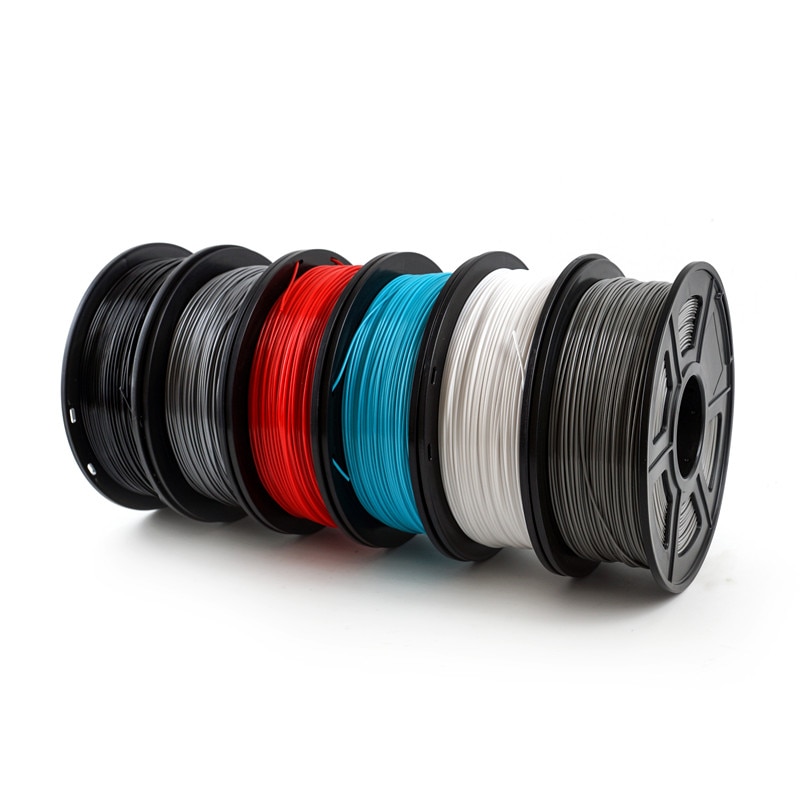 3d printerfilament 1.75mm 1kg tpu 85a flexibel filament 3d plastic printfilament printmaterialen grijs zwart blauw
