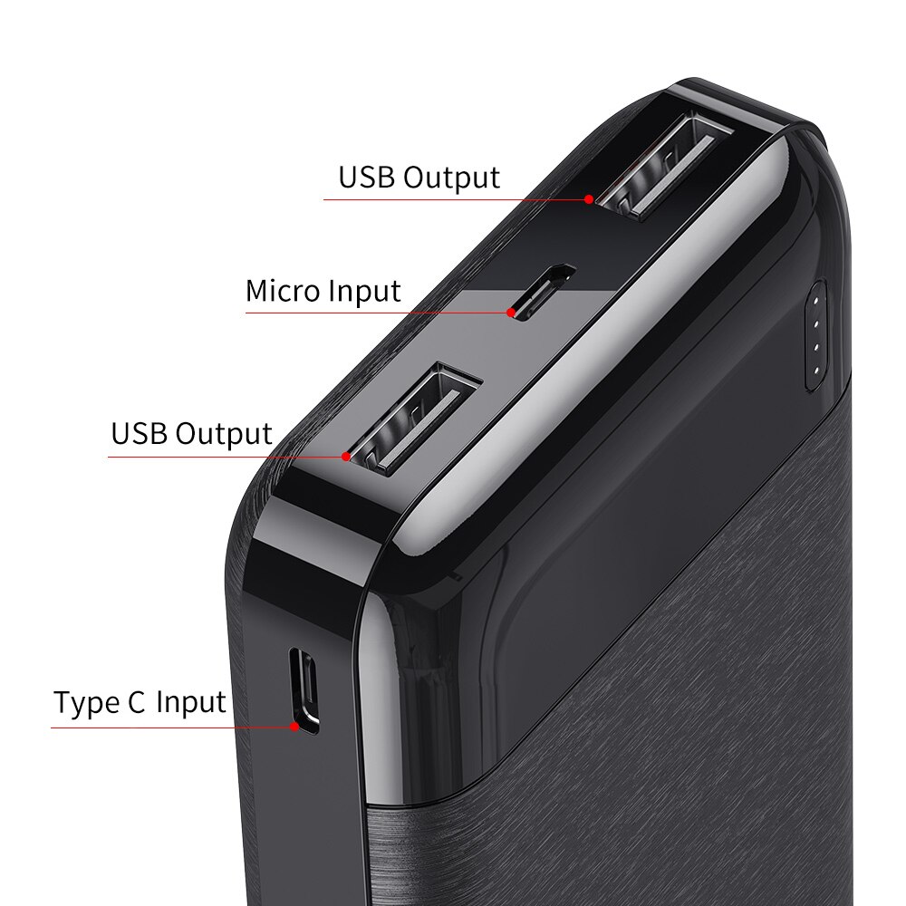 Ykz 20000 Mah Power Bank Snelle Lading Draagbare Externe Batterij Oplader Powerbank Voor Iphone Samsung Xiaomi 9