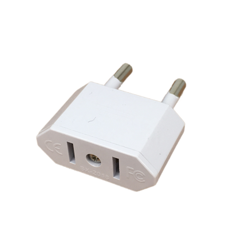 1 st eu-reseadapter amerikansk kina usa till eu euro europeisk typ c-kontakt elektrisk adapter ac-eluttag