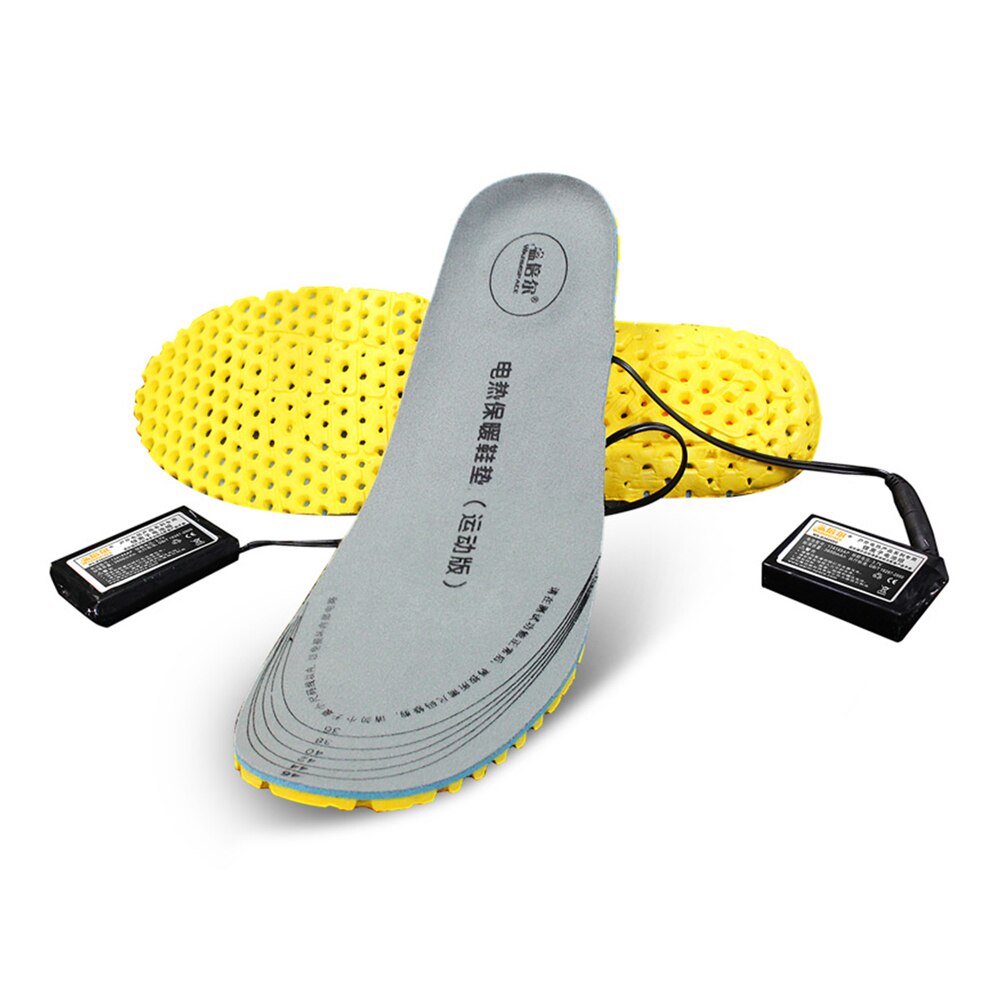 Plantillas térmicas para botas de Moto, zapatos térmicos con calefacción eléctrica para invierno, con batería USB, mantiene el calor: Default Title