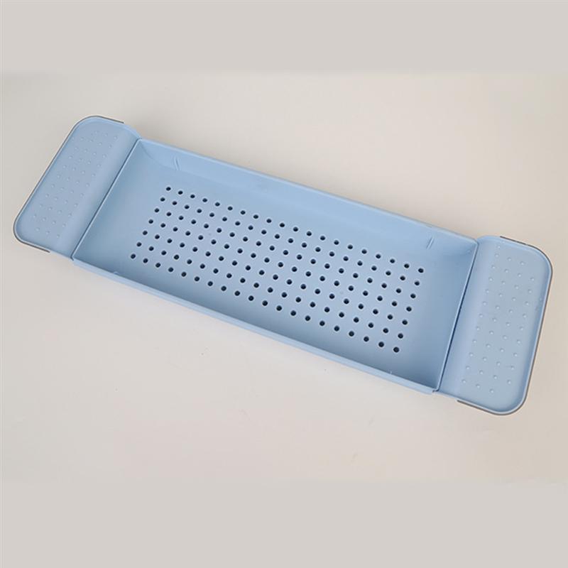 1PC Telescopische Antislip Bad Stand Bad Lade Bad Frame Rack Beugel Bad Wijnglas Boek Lade Houder