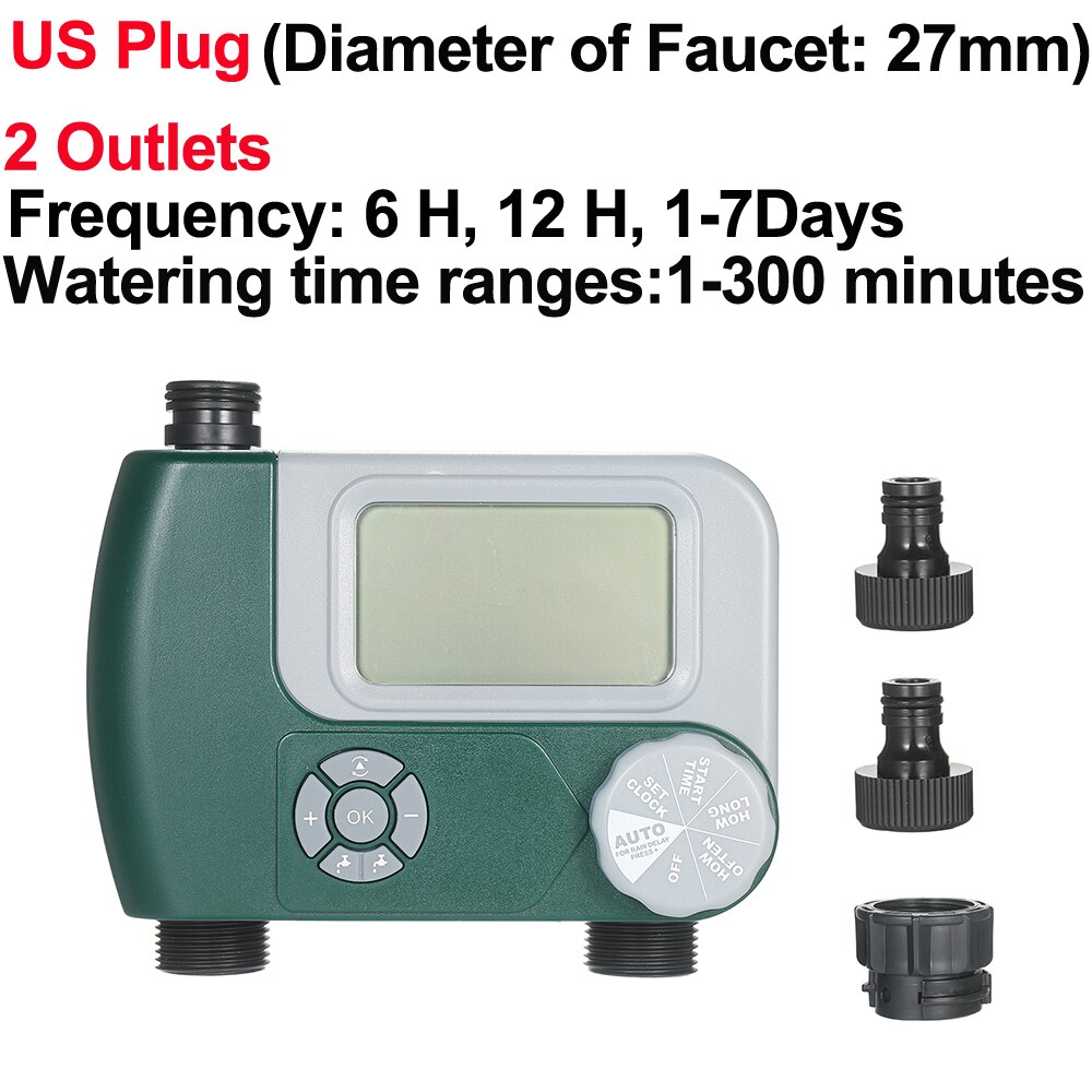 jardin arrosage minuterie automatique électronique eau minuterie maison Programmable tuyau robinet arrosage minuterie Autoplay irrigateur: US