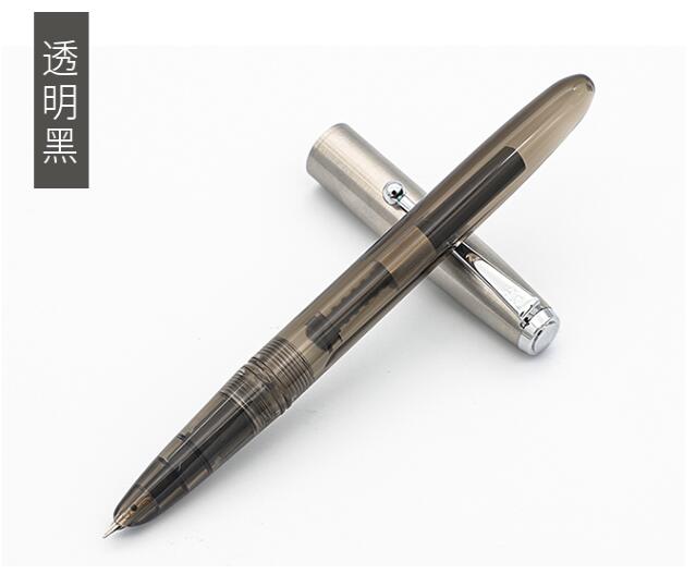 Jinhao 51a 0,38mm brunnen stift holz tinte stifte transparent stift für schule schriftlich pluma fuente büro liefert stylo Feder: Y / 0.8mm