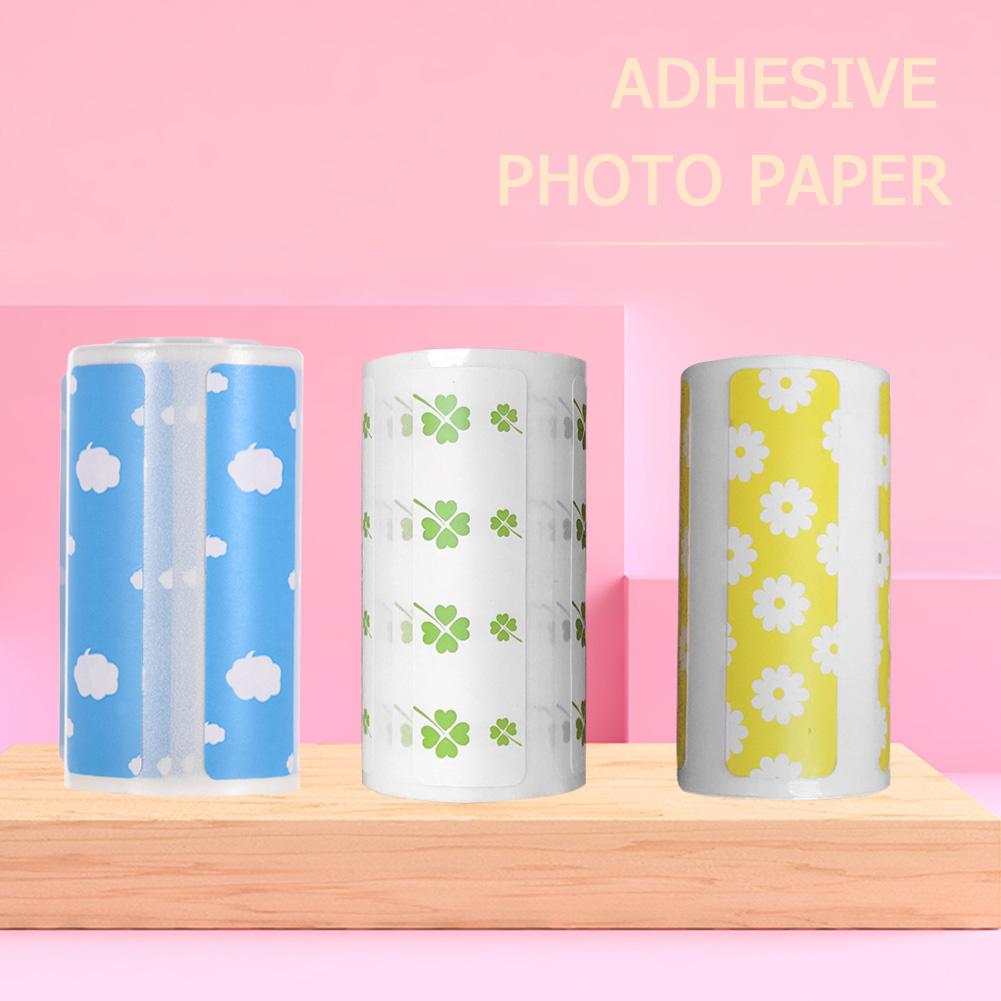 3 rollen cartoon direct thermische etiketten 50 x 15mm etiketformaat sterke kleefsticker voor peripage  a6 a6s a8 pocket thermische printer