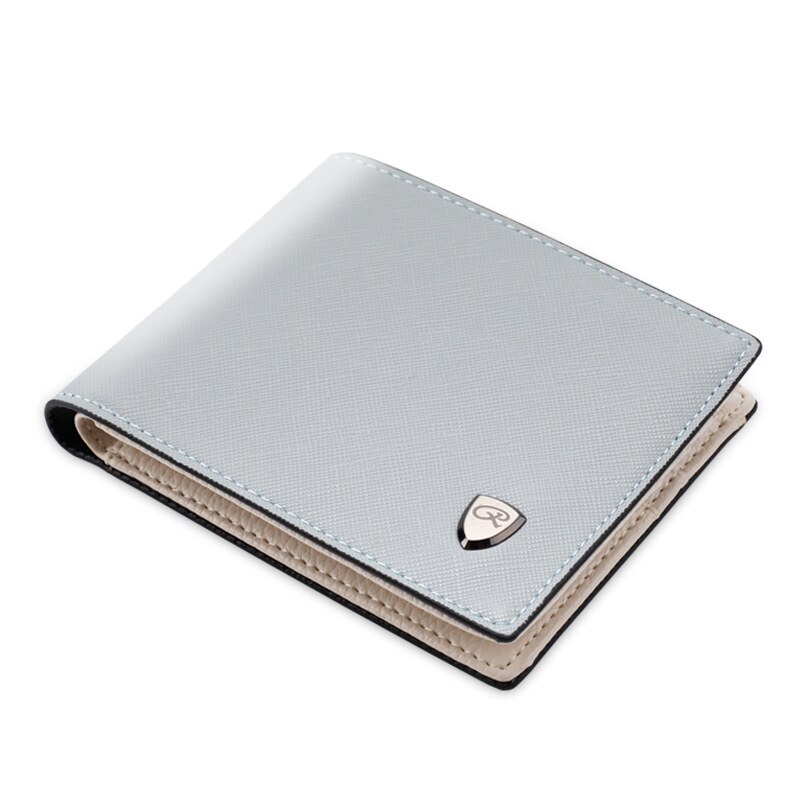 Mannen Portefeuilles Verse Fasion Purse Mannen Gestreepte Card Portemonnee Mens Wallet: Gray
