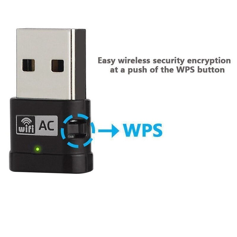 Wireless Network Card 600M AC Wireless Network Card 2.4G+5G USB Wireless Network Card ACWIFI Receiver