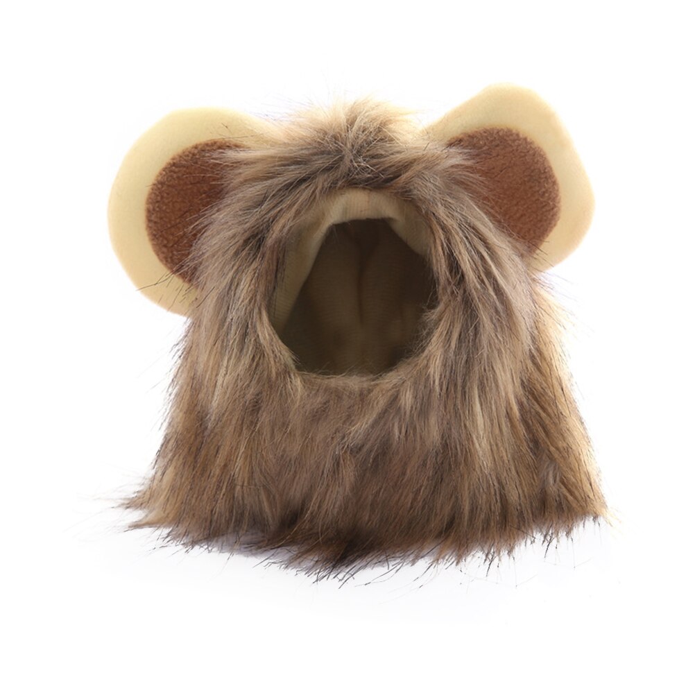 Peluca de perro León para Gato, 1 unidad, cómoda, Adorable y creativa, gorro para la cabeza, bufanda silenciadora, disfraz de Mascota