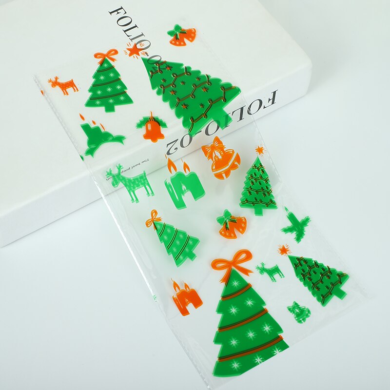 25 × 5 cm Clear Cellofaan Zakken, 200 Stks Clear Gift Zakken met Twist Ties voor Snoepjes Chocolade Bonbons Cookies