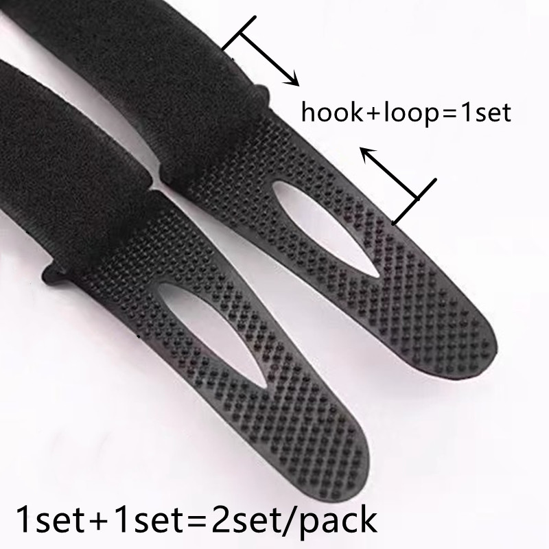 2 set/förpackning kardborreband självhäftande fästanordning klädmanschetter fästhållare syverktyg 9 x 3cm