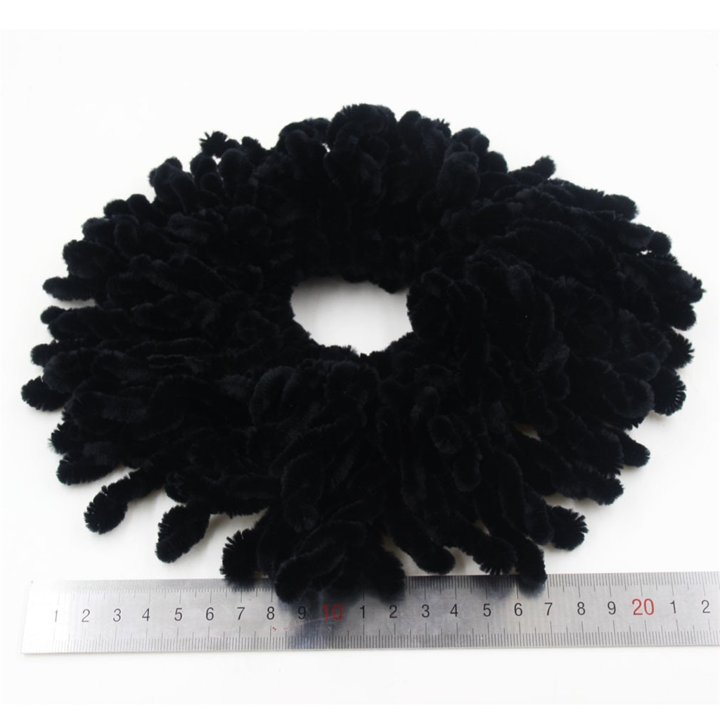 Muslimsk hodeplagg enkel hijab volumizing scrunchie stort hår bunnbunn hijab fleksibelt gummibånd