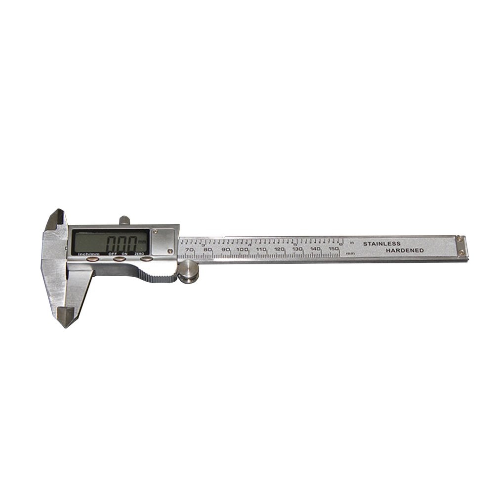 All Metal Stainless Steel Digital Display Electronic Vernier Caliper 0-150Mm 200Mm 300Mm With Depth Measuring Rod