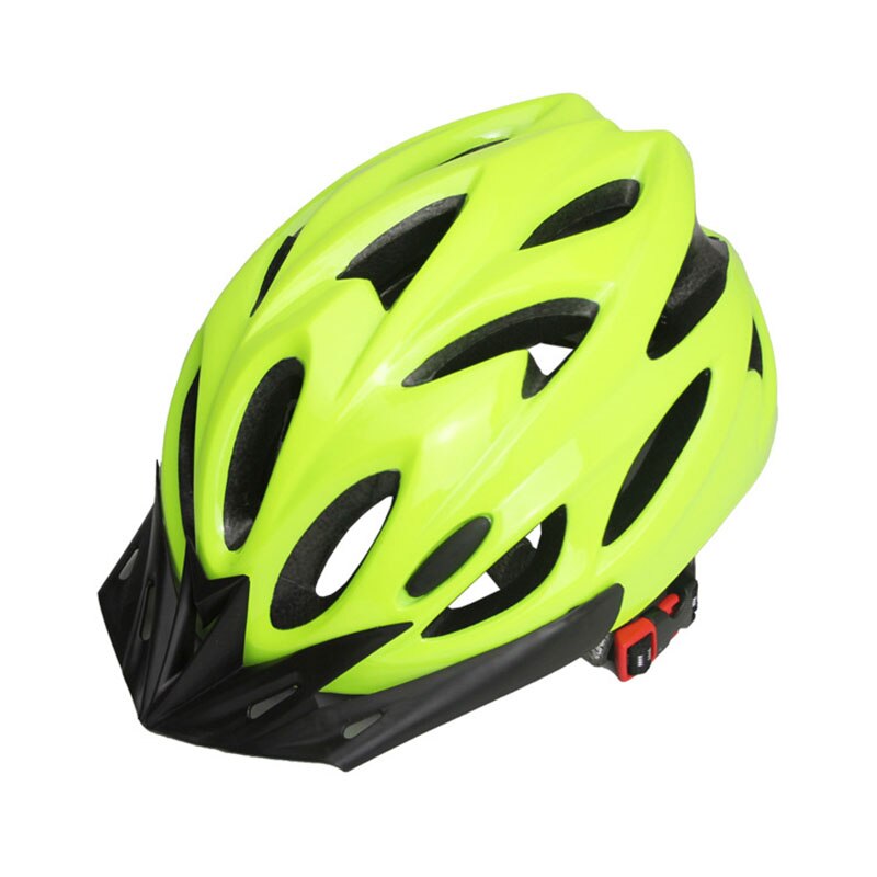 Fietshelm Rijden Helm Een Stuk Molding Unisex Security Fietsen Apparatuur Elektrische Auto Super Licht Ademend Eps Foam Pc: green