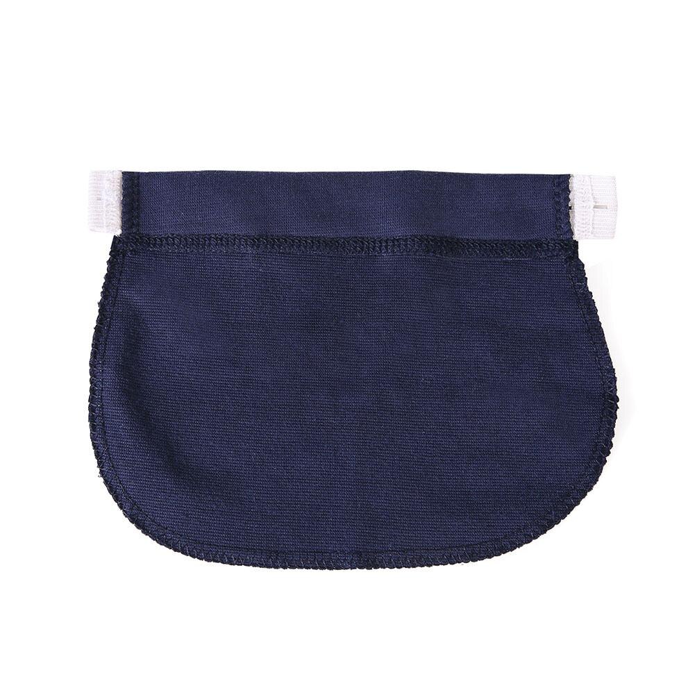 Barsel graviditet linning bælte justerbar elastisk talje extender bukser gravid bælte graviditet støtte dropshiping: Blå