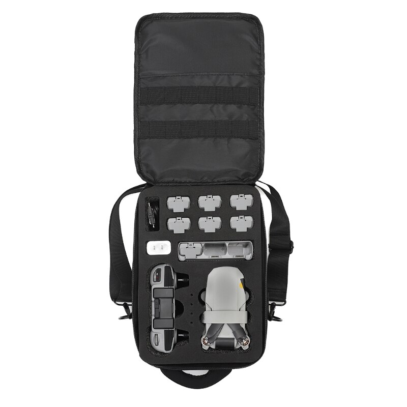 Draagbare Schoudertas Opslag Handtas Rugzak Draagtas Voor-Dji Mini 2 Drone: Black