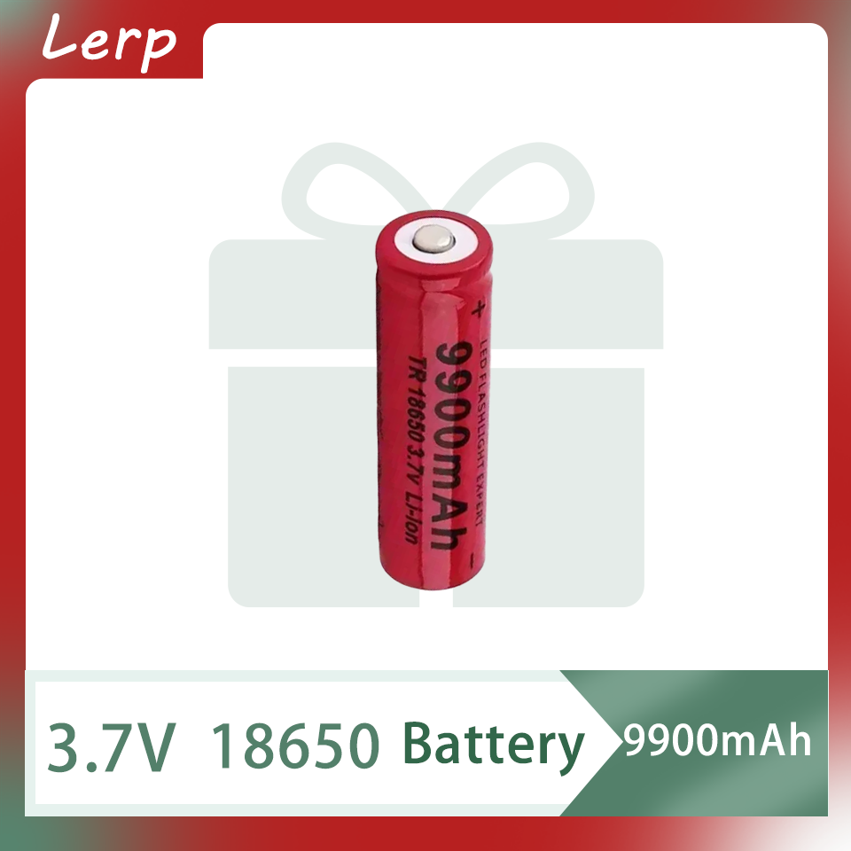 Advanced 18650 3.7V 9900mAh Li-Ion Rechargeable Battery: Optimized for High-Performance LED Flashlights