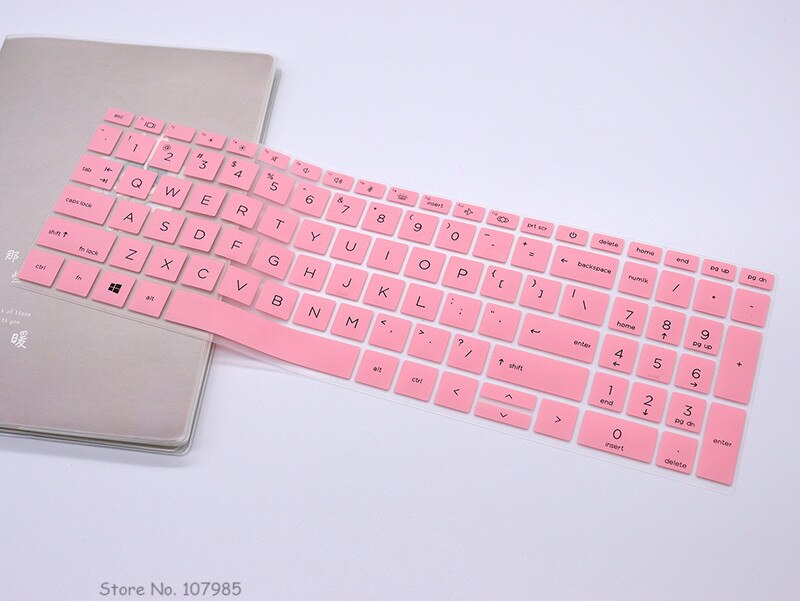For HP Probook 450 G8 / Probook 650 G8 15 15.6 inch Clear Silicone Tpu Notebook Laptop Keyboard Cover Protector Skin: Pink