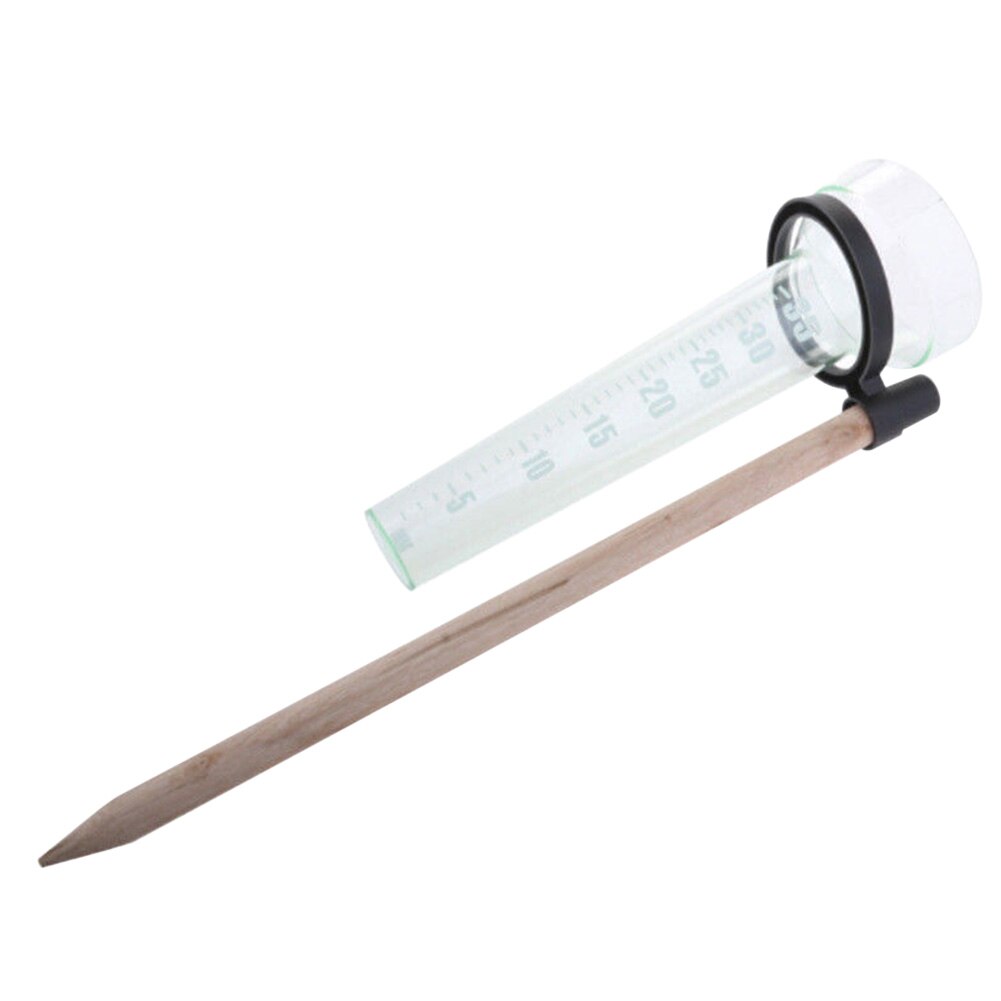 Yard Transparent For Garden Outdoor Water Meter Simple Portable Lawn Home Graduated Quick Read Soil Measuring Tool Rain Gauge