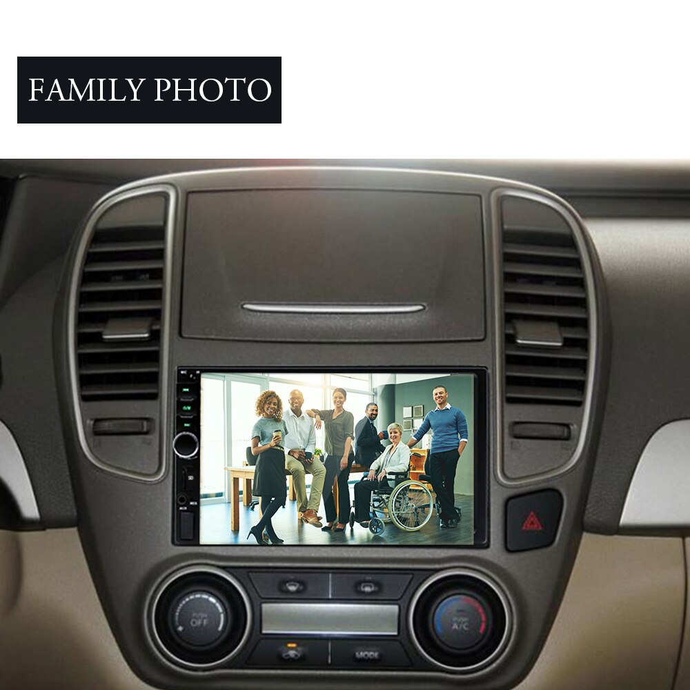 2 din Car Stereo 7" HD Car Radio Bluetooth FM Audio MP5 Player 2din Autoradio Support Rear View Camera 7018B Radio Car