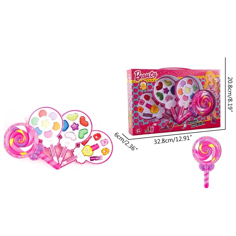 Miniatur-kompaktkoffer, rollenspiel-machen-hoch-spielzeug, kosmetik-schönheitsset für Teenager-mädchen: Lp-tl