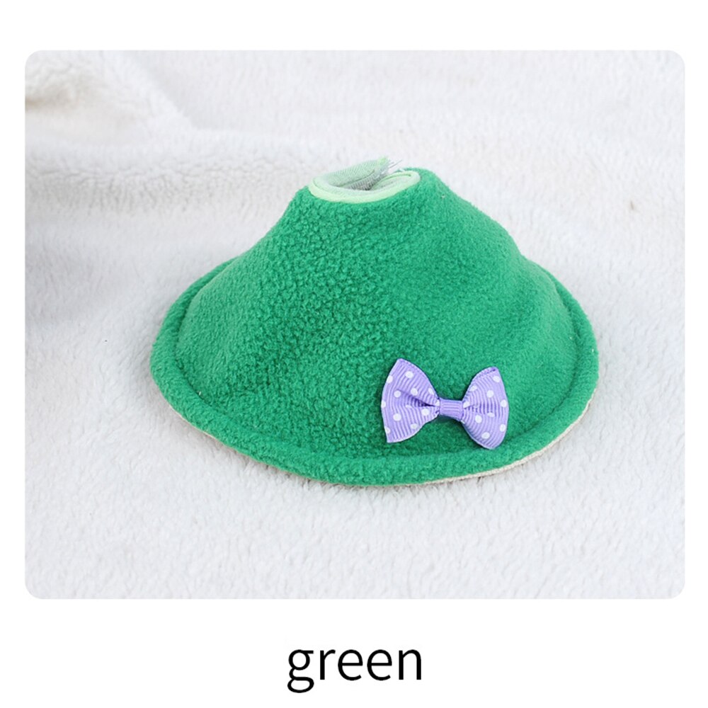 Babero isabelino circular para loro, capa para pájaros, protección contra mordeduras y pececillos, Collar, accesorios para pájaro del amor: green / M