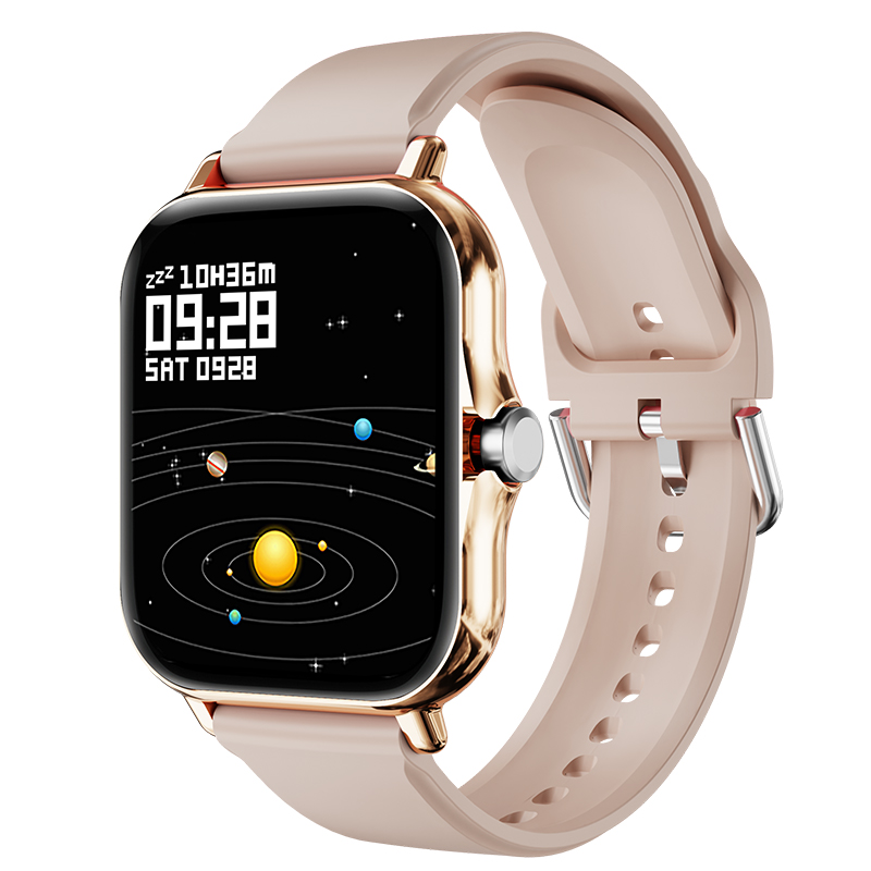 LAXASFIT Y13 Smart Watch con funzione di chiamata Fitness Tracker Cardiofrequenzimetro Sveglia per il monitoraggio degli sport all'aria aperta: Rosso