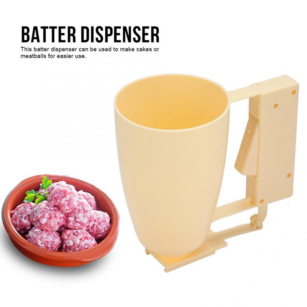 DIY Gewicht Donut Maker hand Batter Dispenser Frikadelle Maker Waffel Donut Maschine Kuchen Creme Dispenser Multifunktions