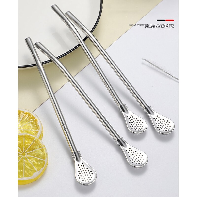 Lot De 2 Goupillons à Pailles En Silicone - Tailles 6mm Et 9mm, Réutilisables, Nettoyage Facile