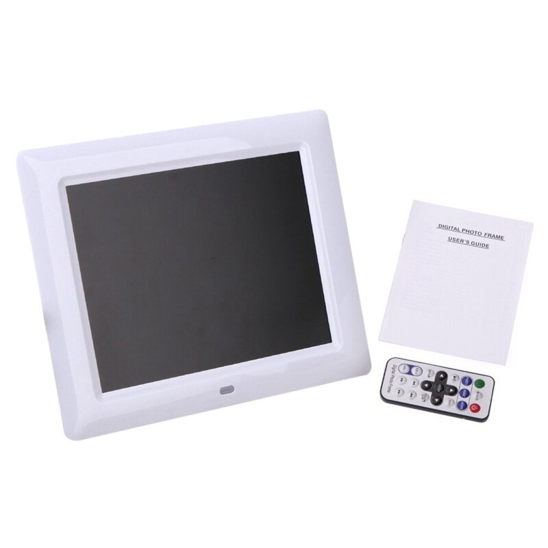 7 pollici HD TFT-LCD Digital Photo Frame con MP3 MP4 slideshow Orologio Desktop Remoto Giocatore di Film