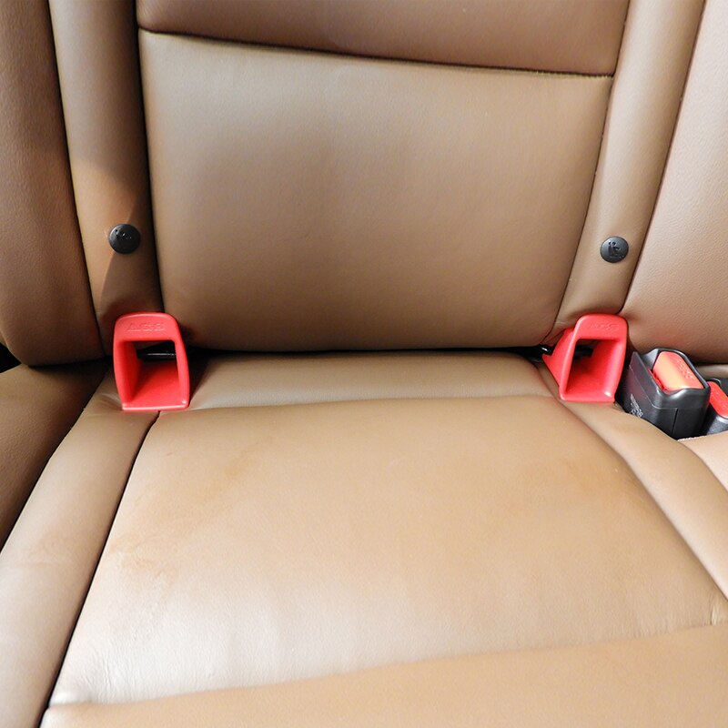 Conector Universal ISOFIX de acero para asiento de coche, soporte de montaje de asiento de seguridad para niños, pestillo de acero Universal, 1 unidad, 4mm