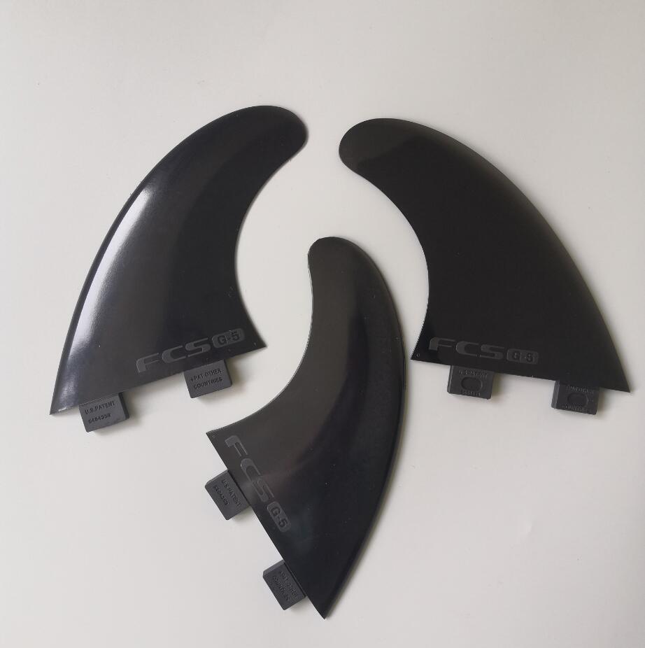 Plastic Surf Fin Fin: black logo G5