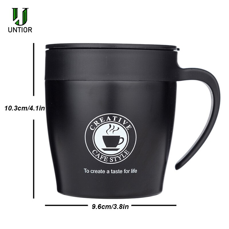 UNITOR 330ml Travel Mug Eco Friendly Stainless Steel Tumbler Coffee Cup Tea Mug Vacuum Insulated Office Cup Travel Coffee Mug