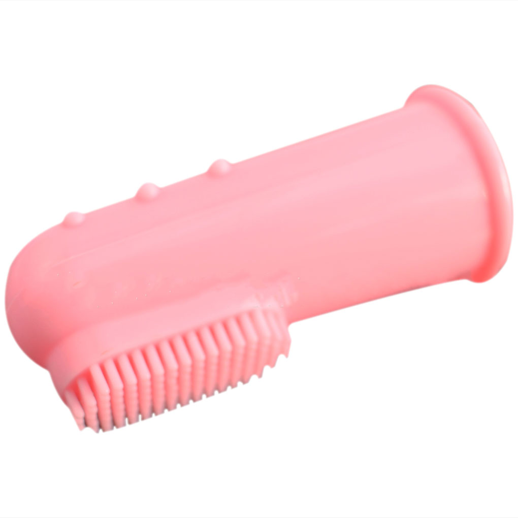 Baby Infant Weiche Pet Hand Zahnbürste Hund Pinsel Mundgeruch Zahnstein Zähne Pflege Hund Katze Reinigung Pinsel