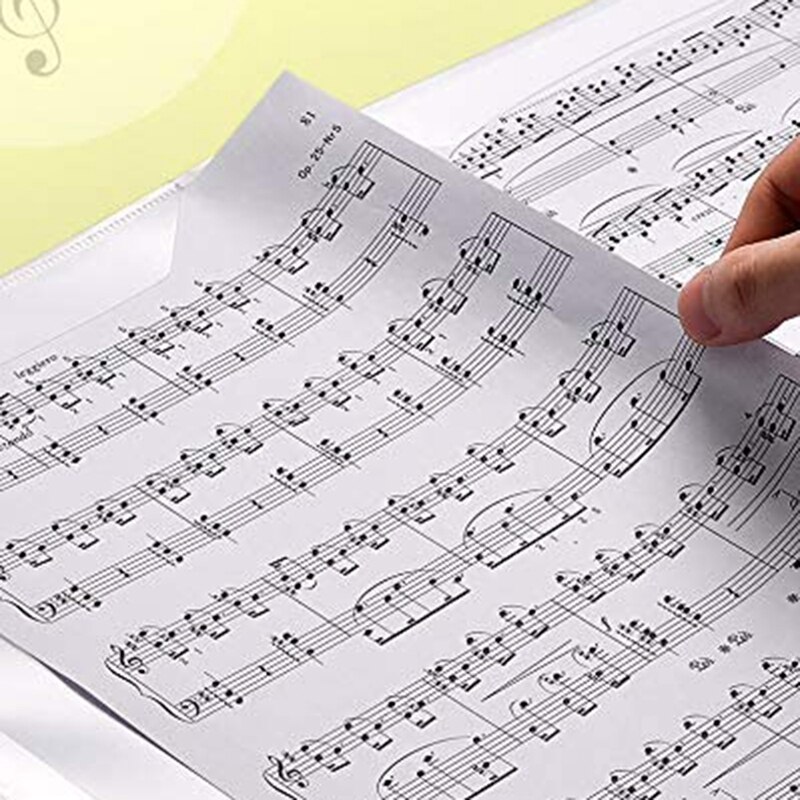 Music Sheet Document Storage Folder Suitable for Sheet Music Folder for Piano Wind Band Organ File or More Occasions