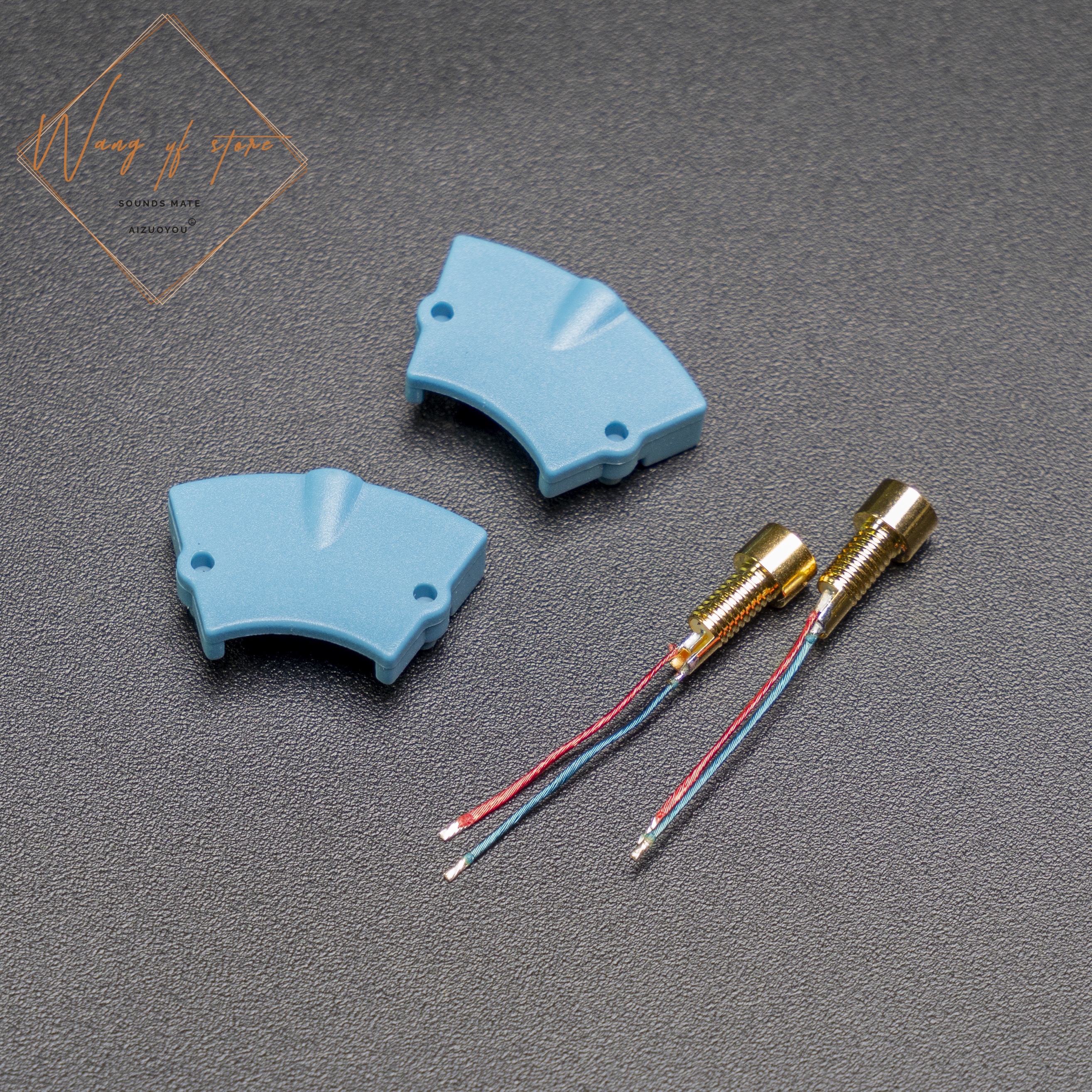 Parte di copertura MMCX per saldatura fai-da-te per Koss Porta pro PP cuffia cavo staccabile 4.4mm 2.5mm bilanciato 3.5mm stereo: Argento