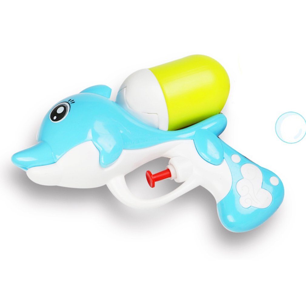 Children'S Cartoon Pressure Water Gun Summer Beach Dolphin Water Gun Play Water Toys Drifting Water Guns Water Spray Guns