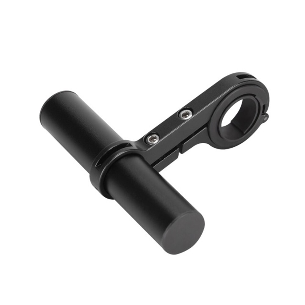 20CM Tube Bicycle Handlebar Extender Mount Mountain Bike Cycling Lamp Holder Accessorie: 10cm Black
